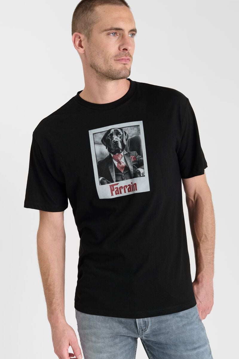 Le Temps Des Cerises T-shirt Potin Noir Imprimé