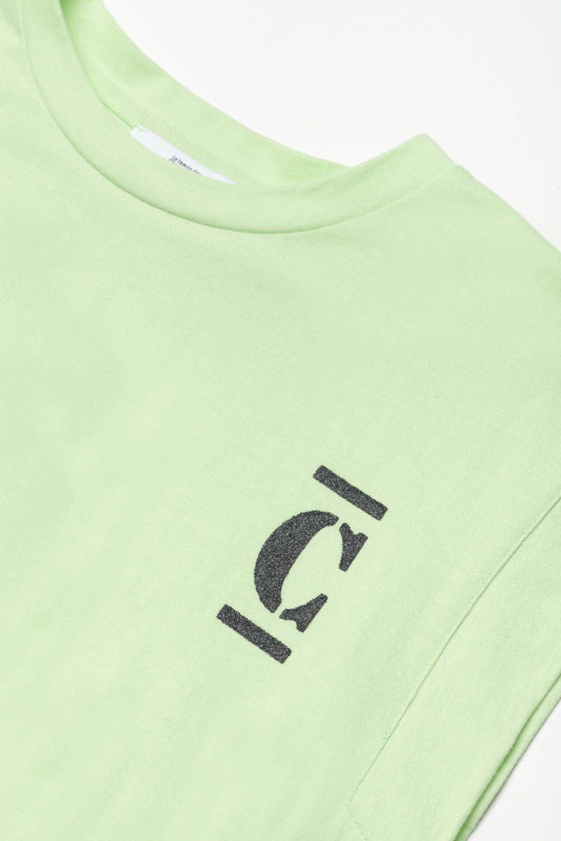 Le Temps Des Cerises T-shirt Rabatgi Vert Fluo