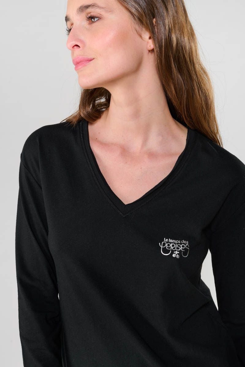 Le Temps Des Cerises T-shirt Regulus Noir