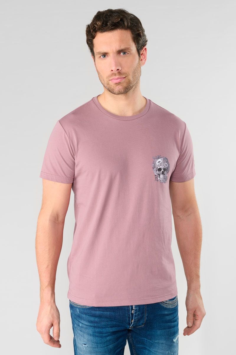 Le Temps Des Cerises T-shirt Santiago Rose Imprimé