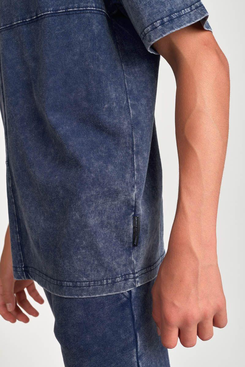 Le Temps Des Cerises T-shirt Sarobo Bleu Délavé