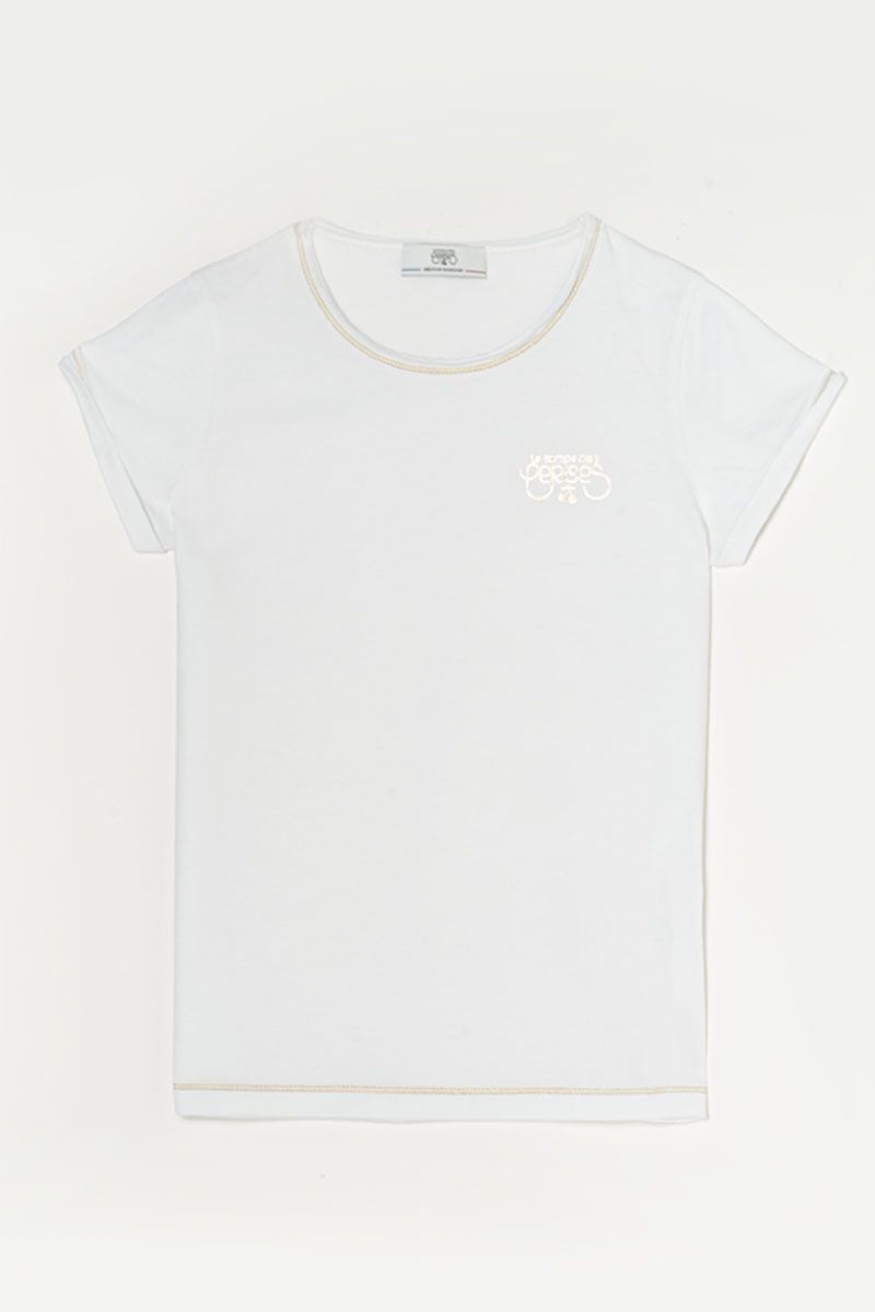 le temps des cerises T-shirt Smalltragi blanc