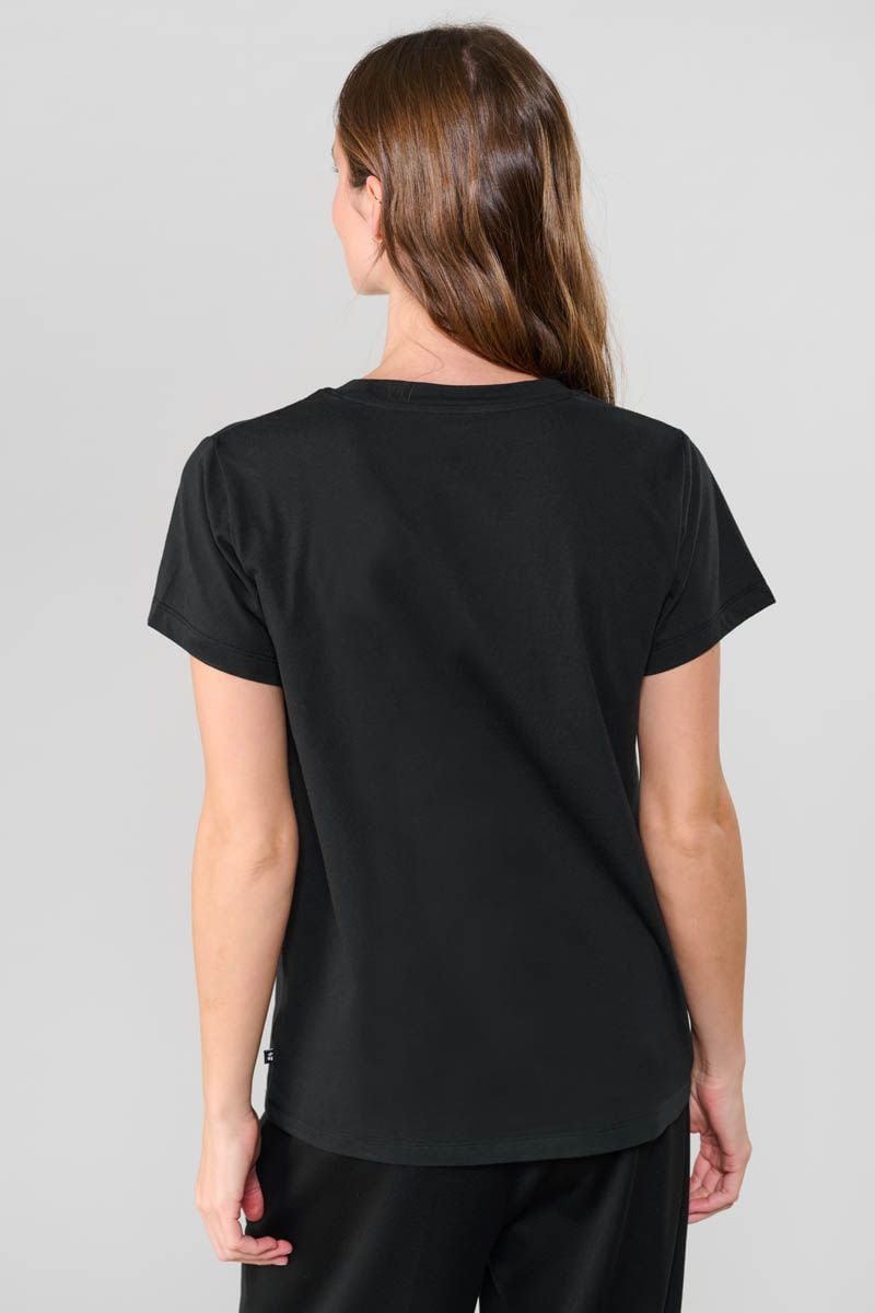 Le Temps Des Cerises T-shirt Taolo Noir Imprimé