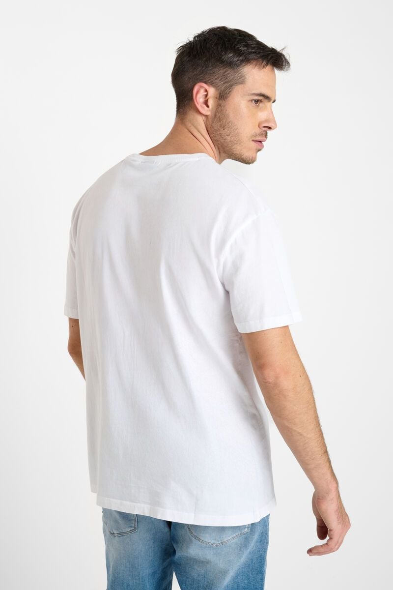 Le Temps Des Cerises T-shirt Tatia Blanc Imprimé