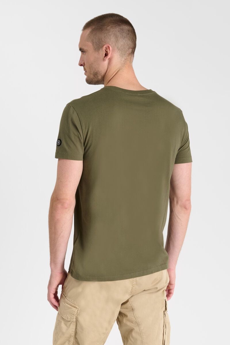 Le Temps Des Cerises T-shirt Tatia Kaki Imprimé