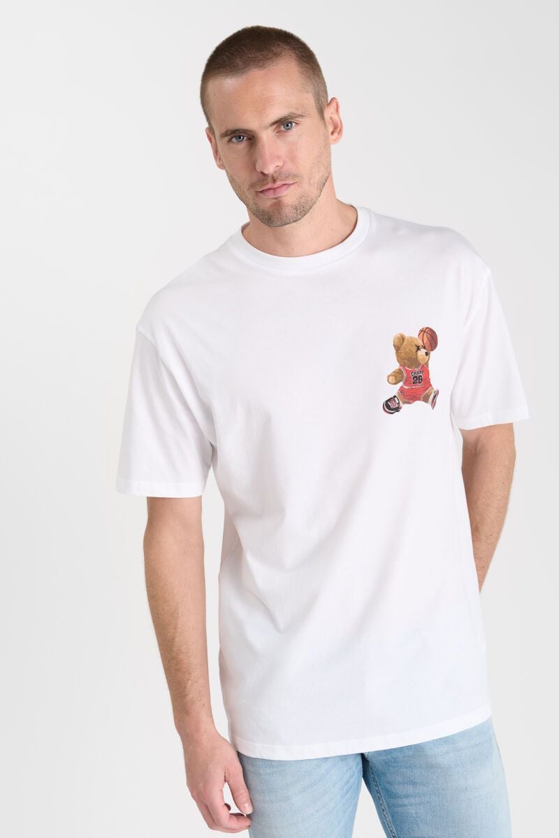 Le Temps Des Cerises T-shirt Toro Blanc Imprimé