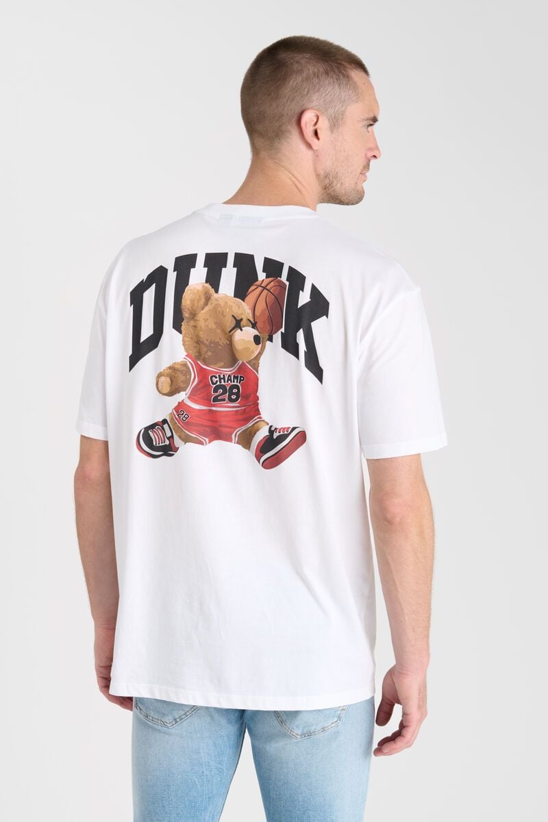 Le Temps Des Cerises T-shirt Toro Blanc Imprimé