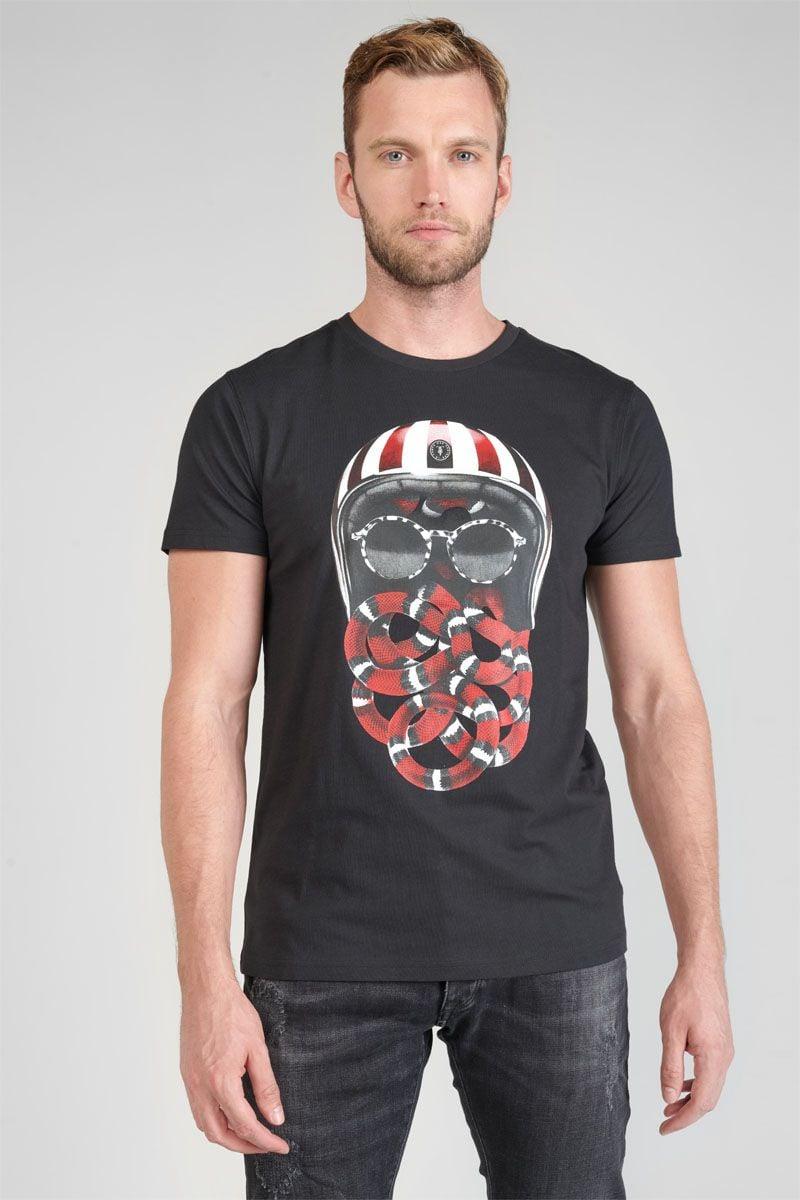 Le Temps Des Cerises T-shirt Velk Noir Imprimé