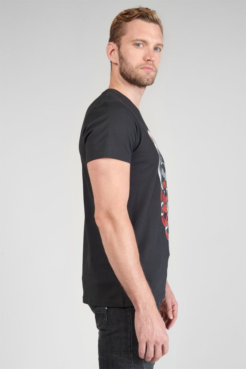 Le Temps Des Cerises T-shirt Velk Noir Imprimé