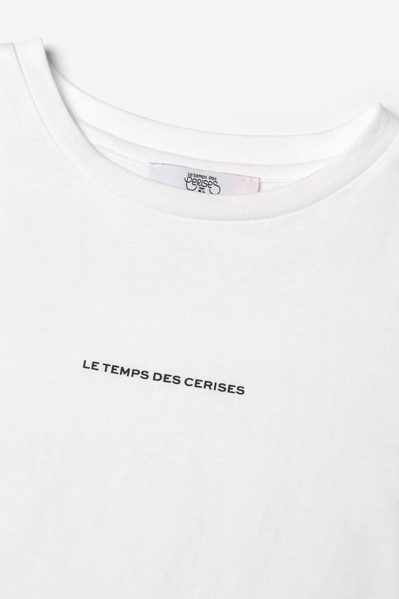 Le Temps Des Cerises T-shirt Vinagi Blanc