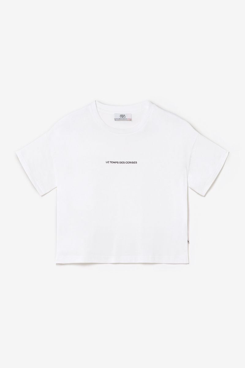 le temps des cerises T-shirt Vinagi blanc