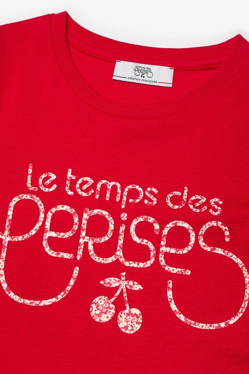 Le Temps Des Cerises T-shirt Wandagi Rouge