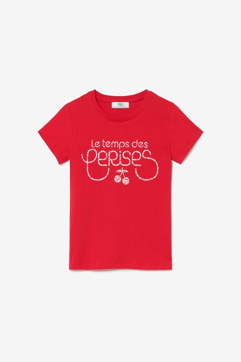 le temps des cerises T-shirt Wandagi rouge