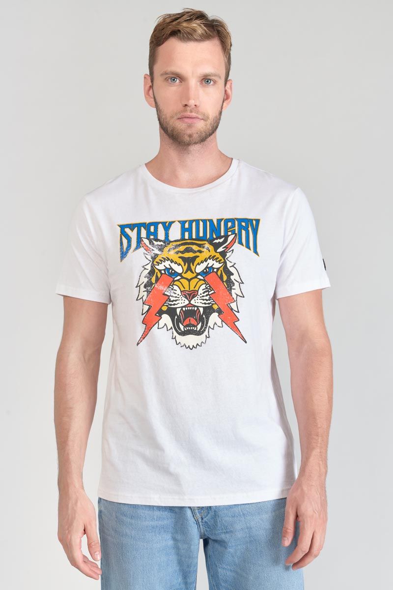 Le Temps Des Cerises T-shirt Yair Blanc Imprimé