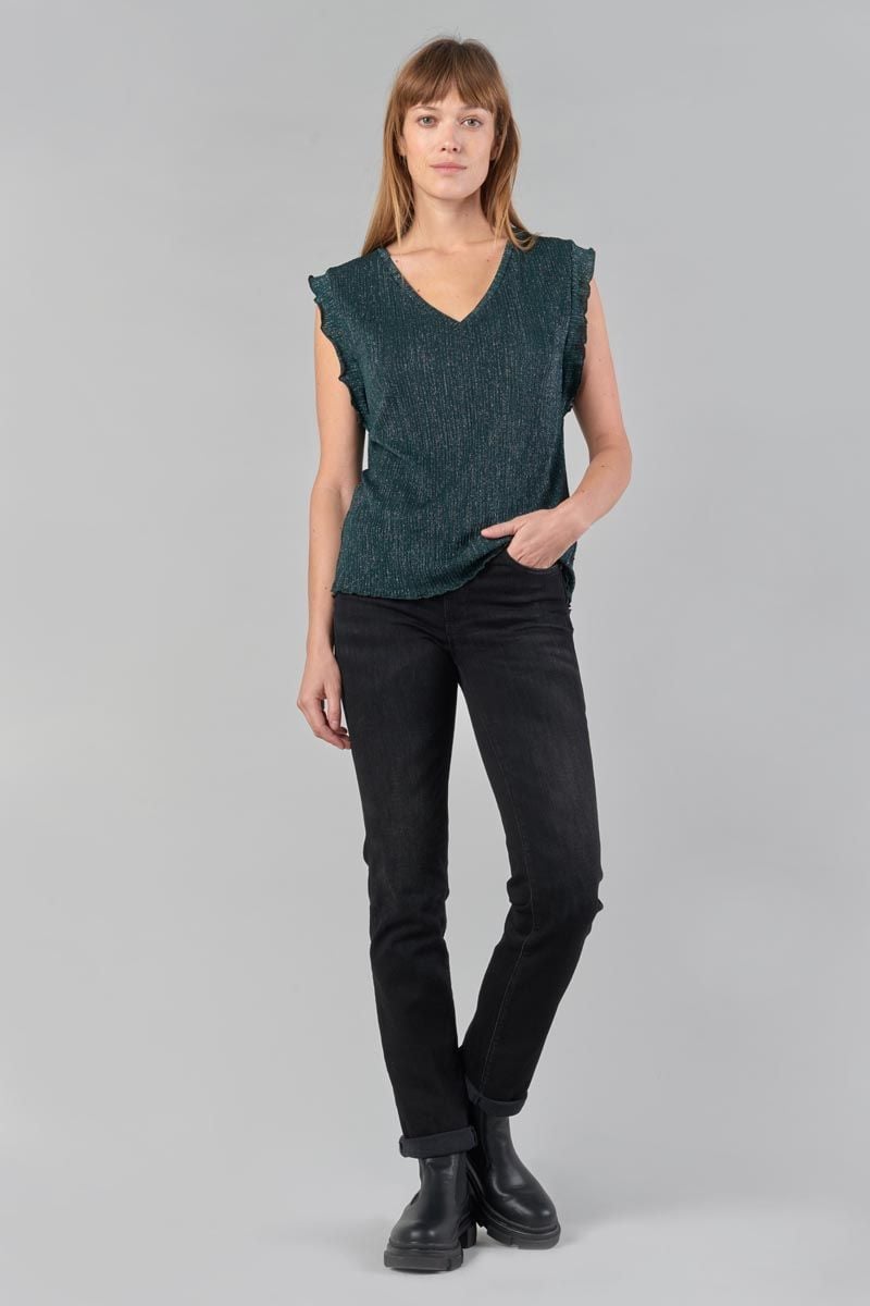 Le Temps Des Cerises Top Arky Vert Bouteille