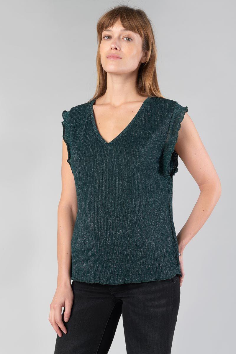 Le Temps Des Cerises Top Arky Vert Bouteille