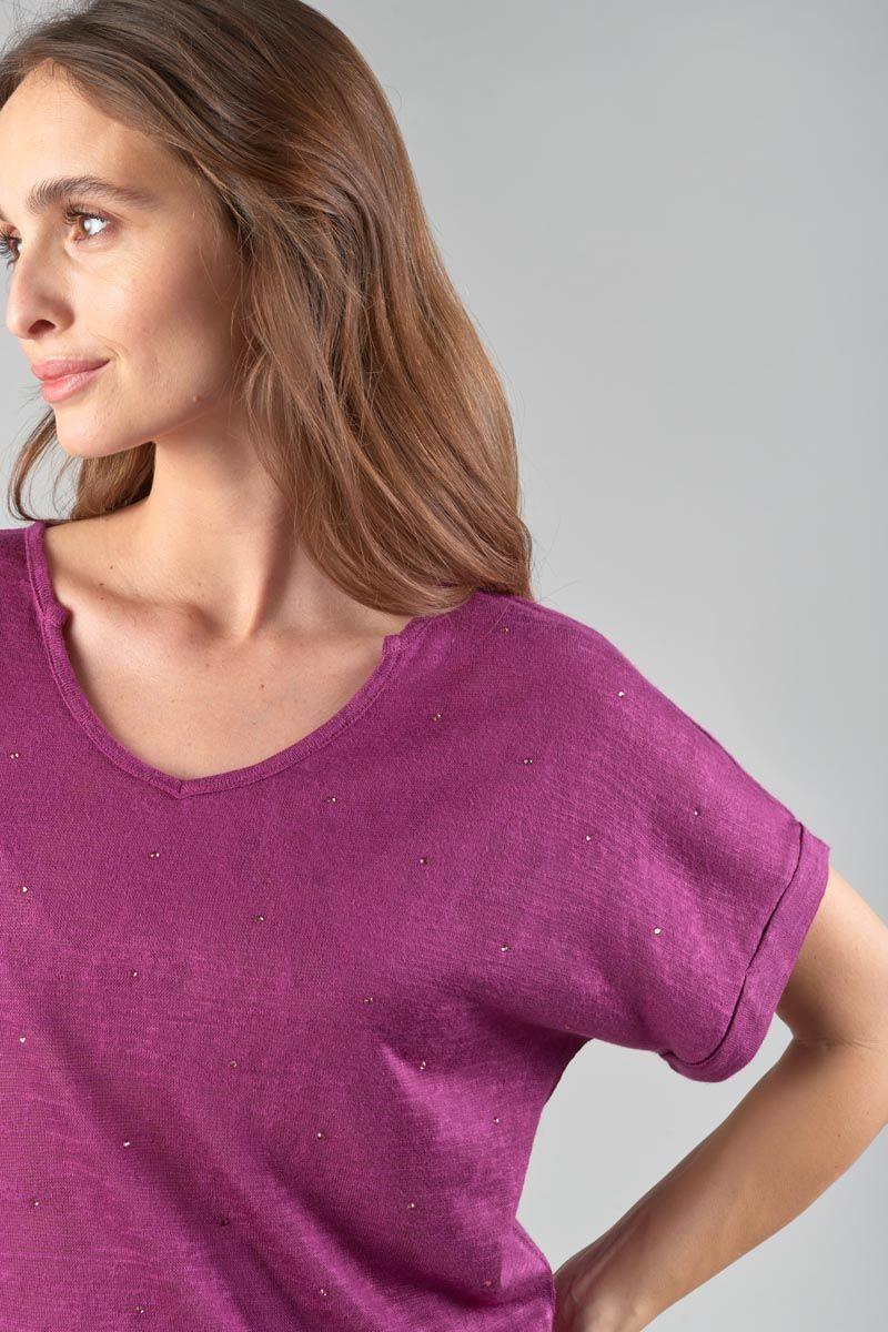 Le Temps Des Cerises Top Bibou Framboise