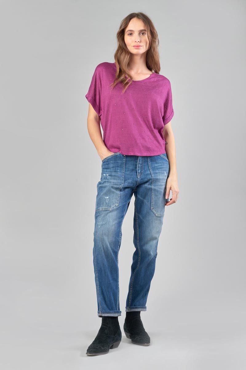 Le Temps Des Cerises Top Bibou Framboise