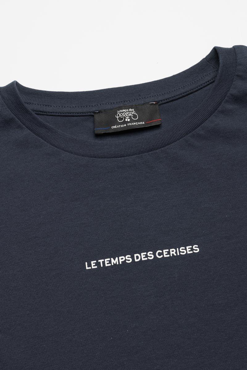 Le Temps Des Cerises Top Catigi Bleu Nuit