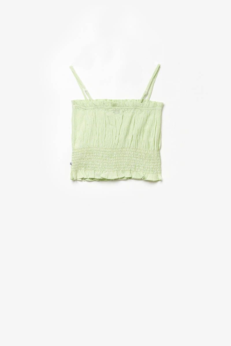 Le Temps Des Cerises Top Court Daisygi Vert Citron