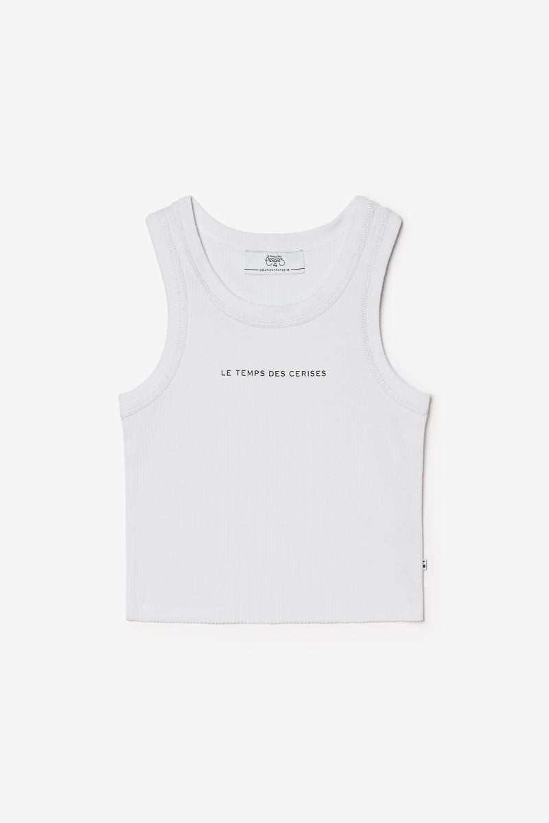 Le Temps Des Cerises Top Court Murgi Blanc