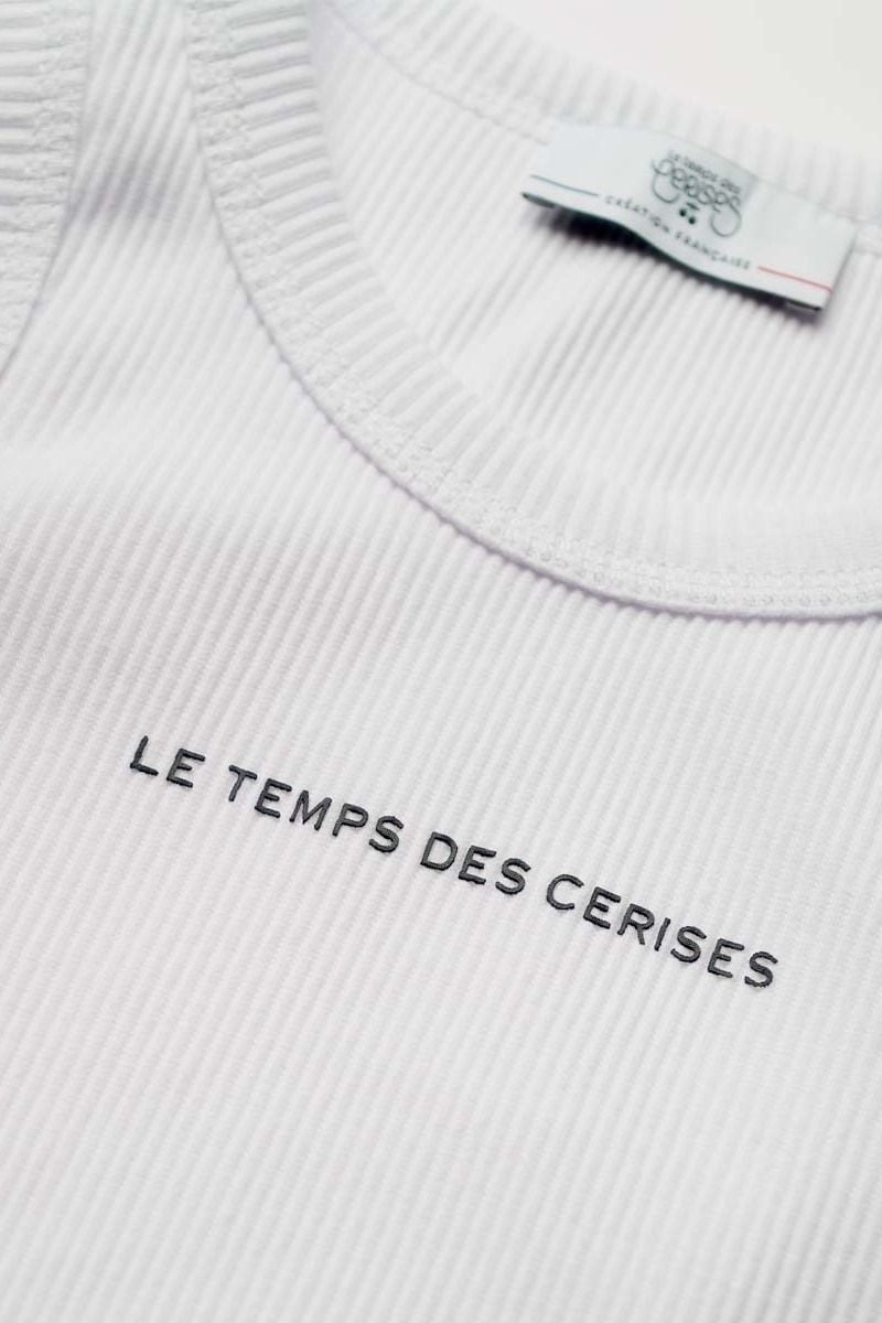 le temps des cerises Top court Murgi blanc