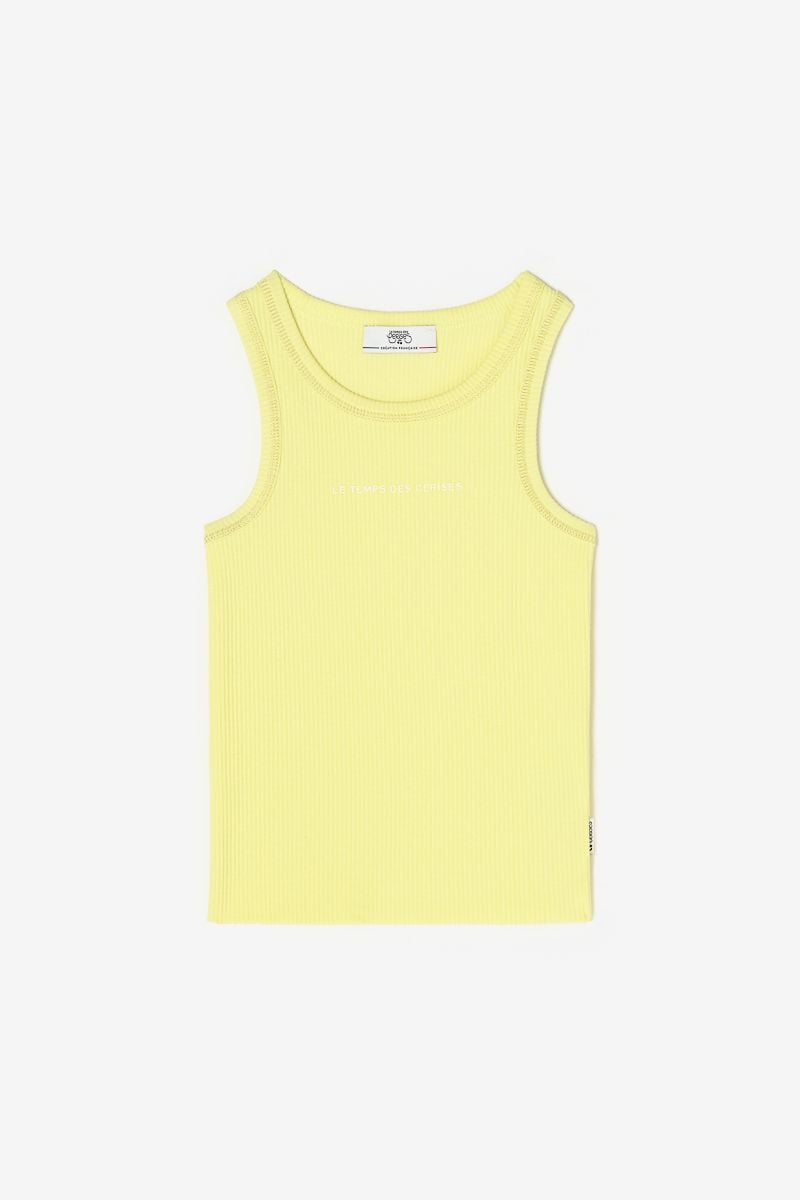 le temps des cerises Top Margi jaune