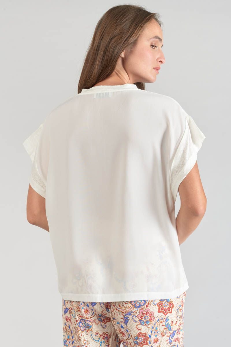 Le Temps Des Cerises Top Overs Crème