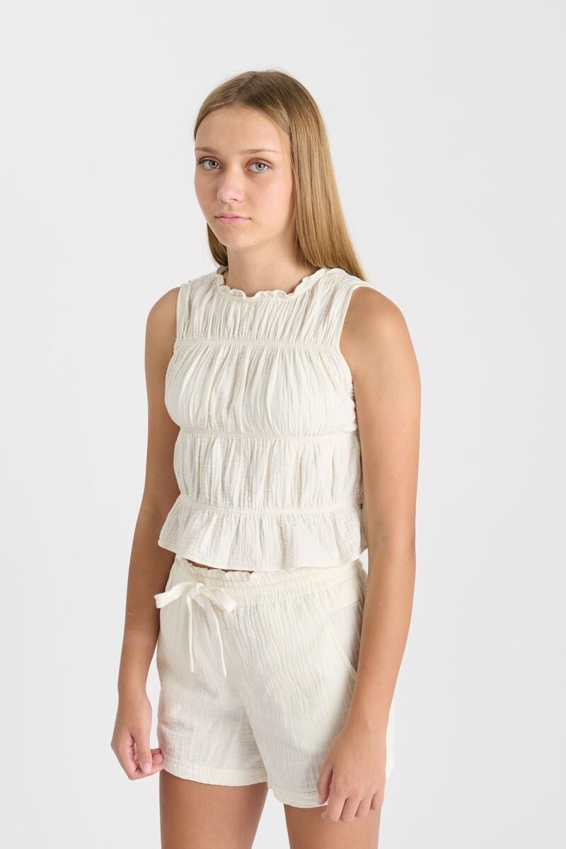 Le Temps Des Cerises Top Sabagi Crème