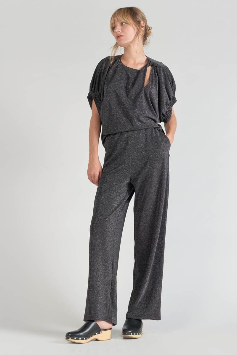 Le Temps Des Cerises Top Winslet Noir Irisé