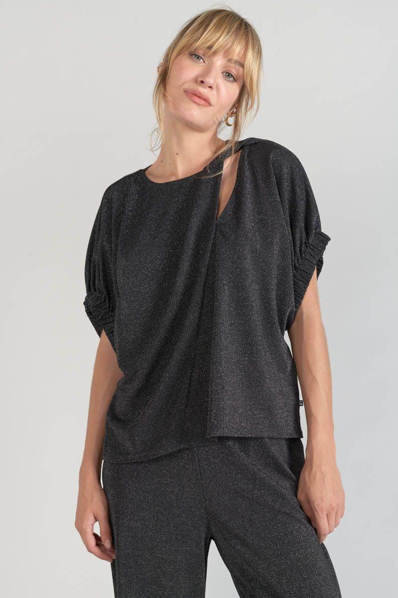 le temps des cerises Top Winslet noir irisé