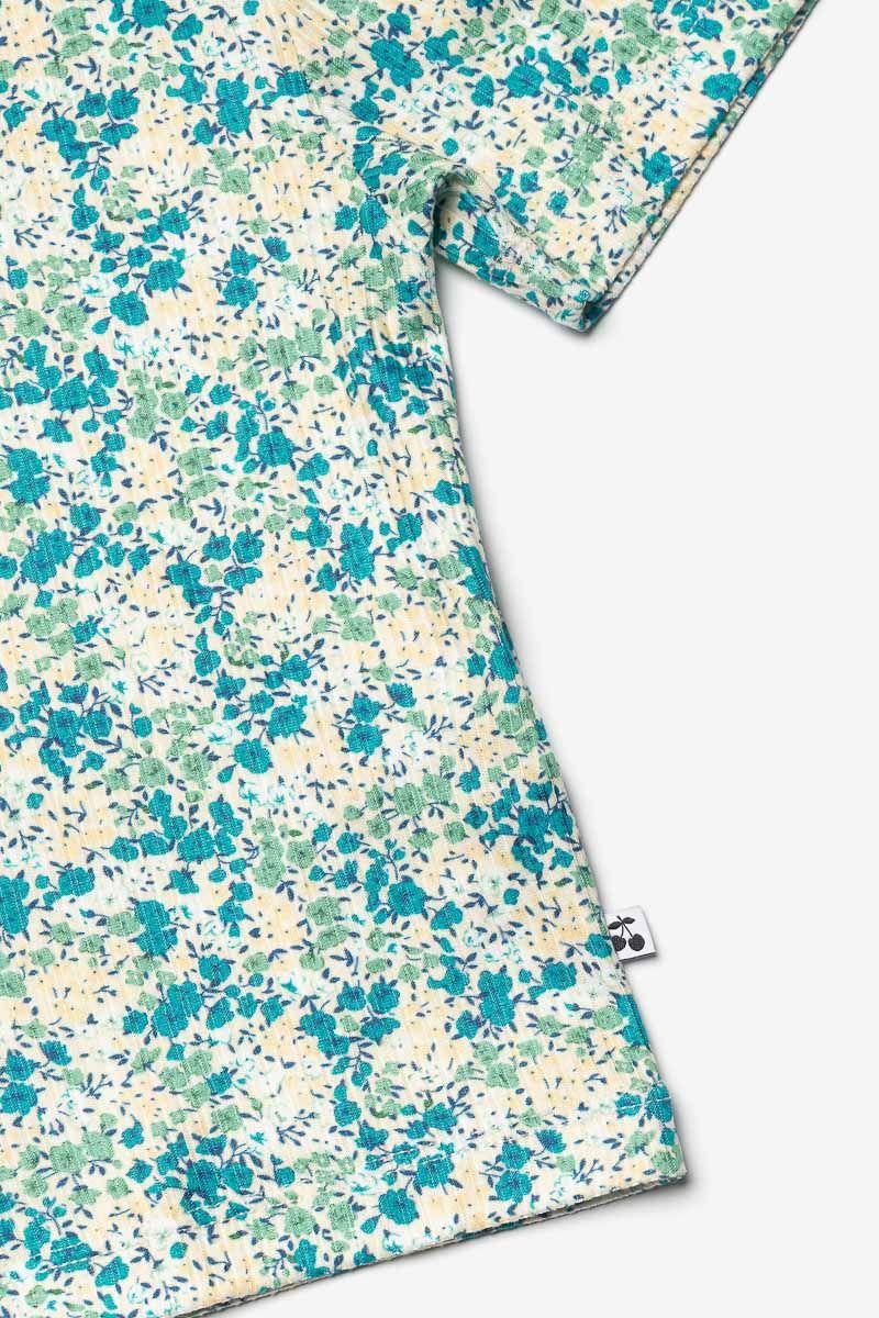 Le Temps Des Cerises Top Yzygi à Motif Floral Vert