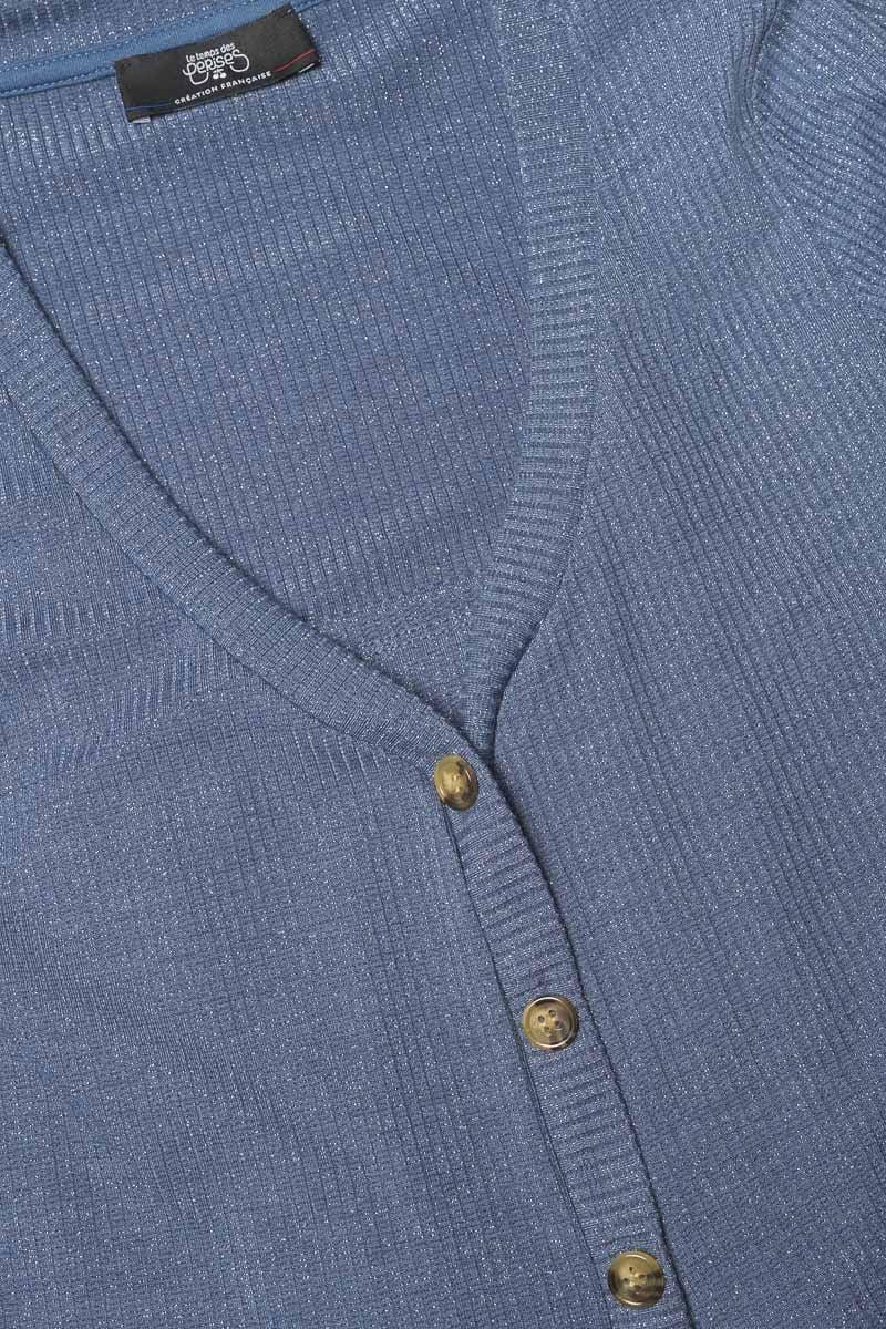 Le Temps Des Cerises Twin Set Zebragi Bleu Jeans