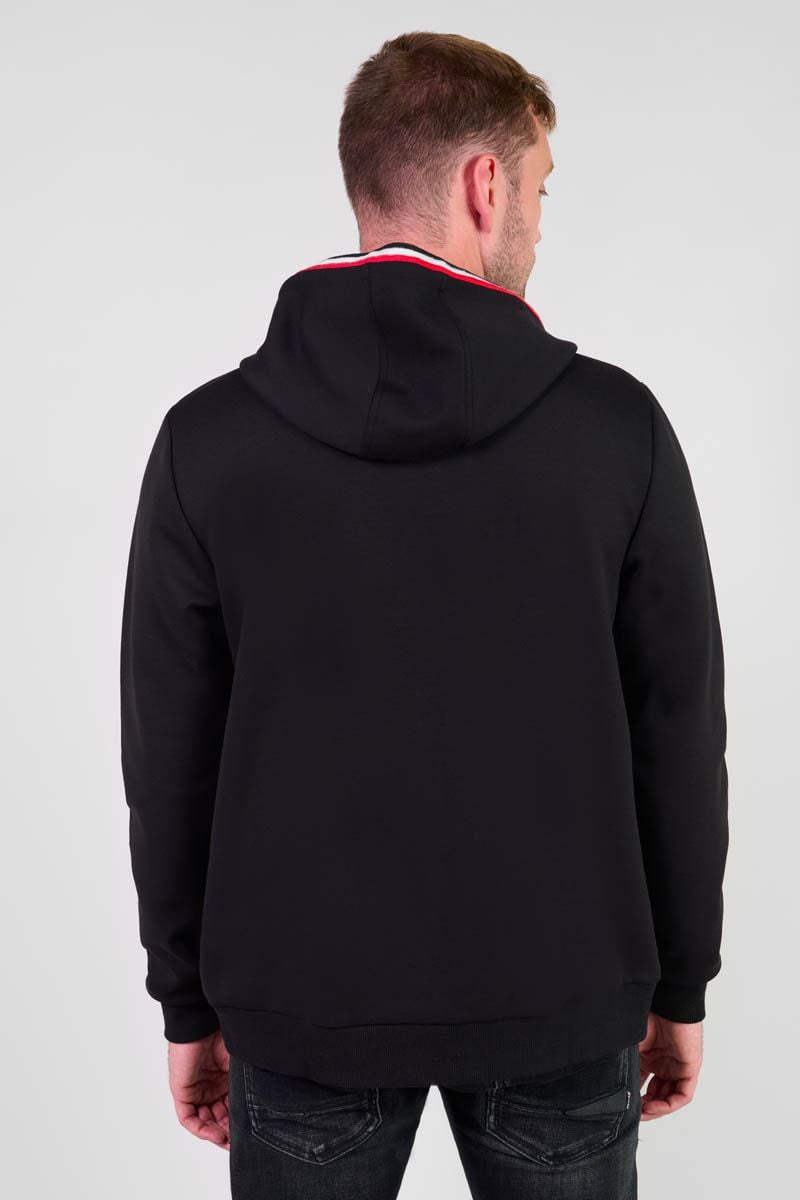 Le Temps Des Cerises Veste Bi-matière Thol Noire