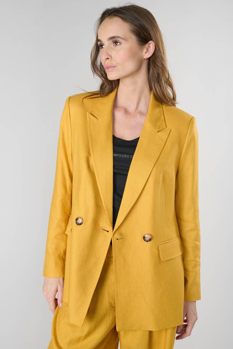 Le Temps Des Cerises Veste Blazer Beky Moutarde