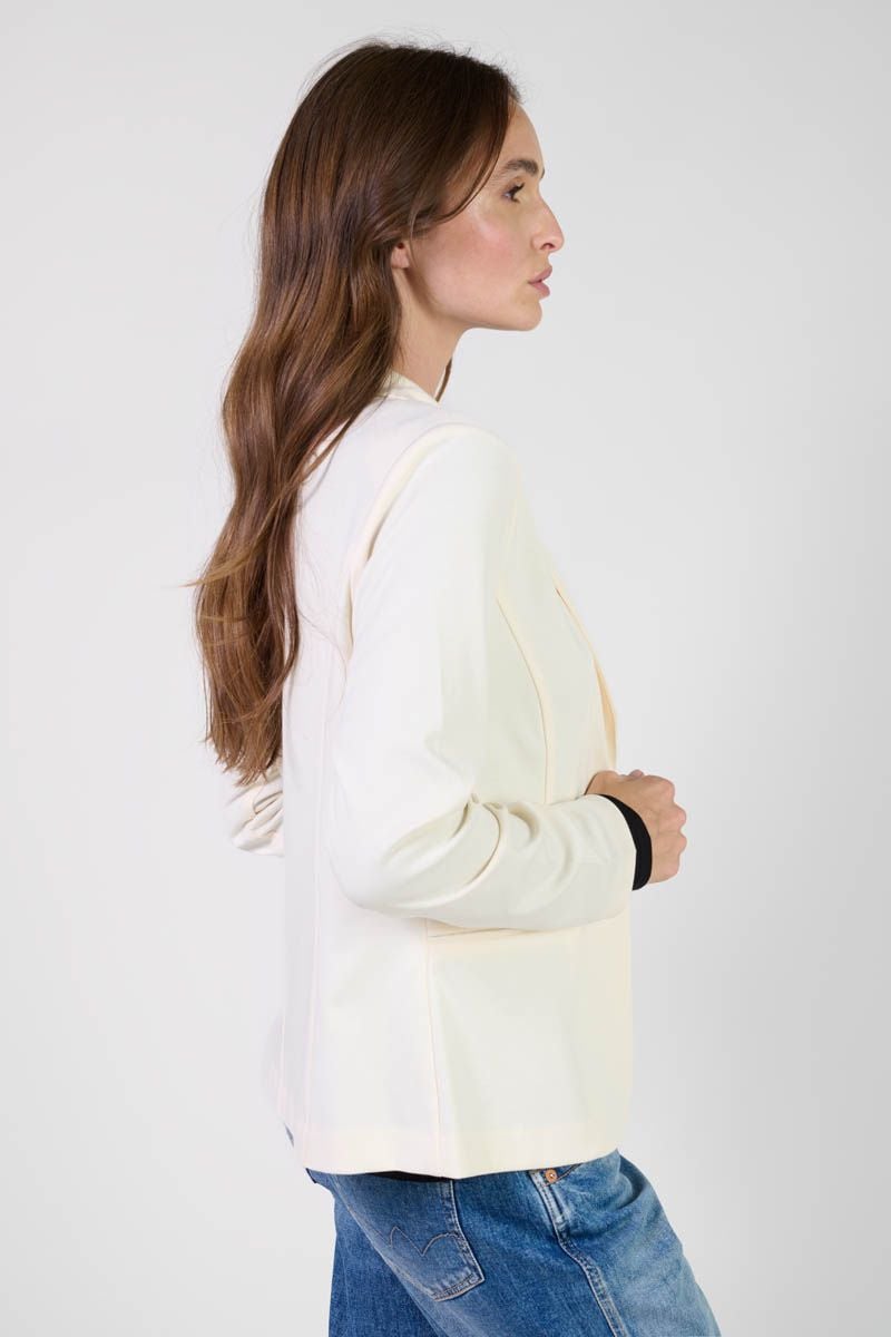 Le Temps Des Cerises Veste Blazer Oscar Crème