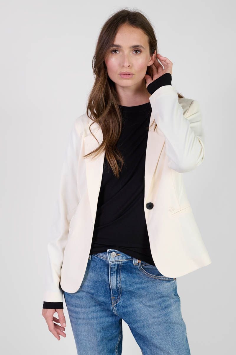 le temps des cerises Veste blazer Oscar crème