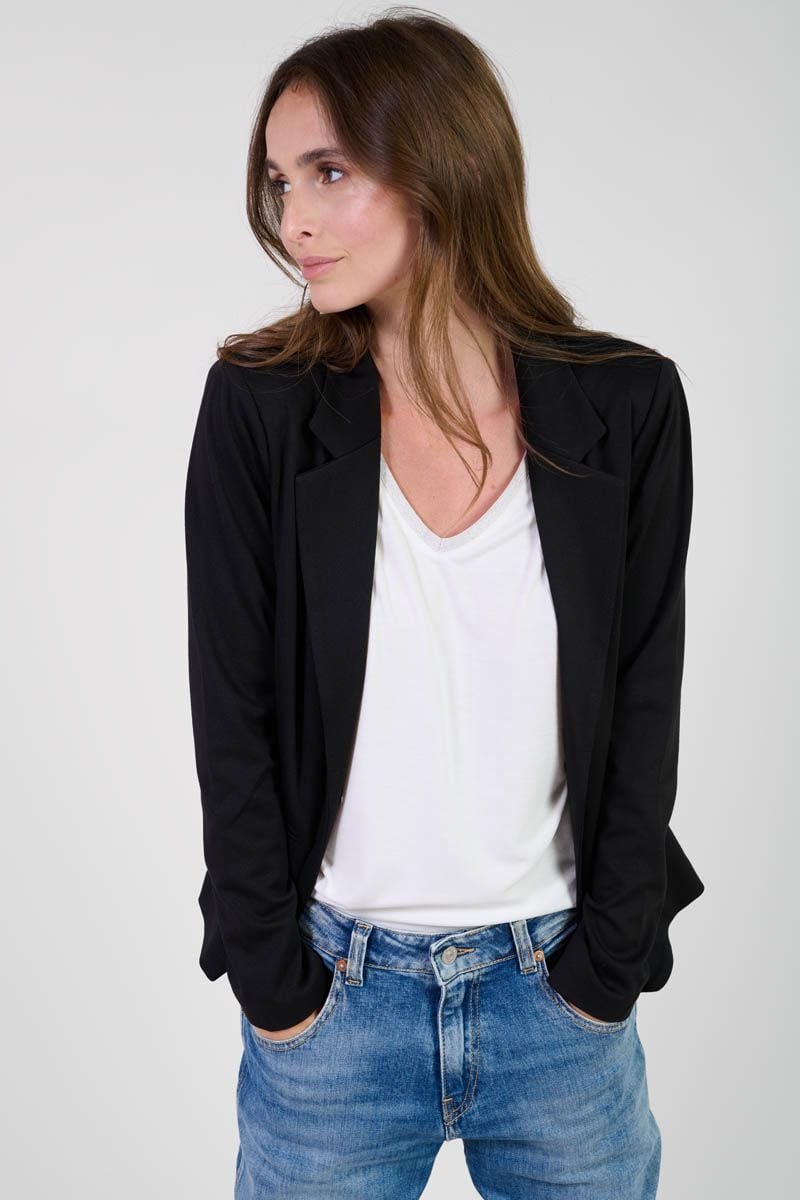 le temps des cerises Veste blazer Oscar noire