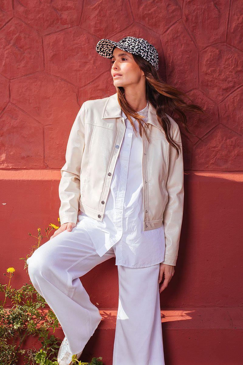 le temps des cerises Veste Brouz crème