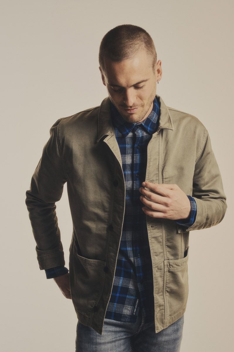 le temps des cerises Veste Carvos kaki