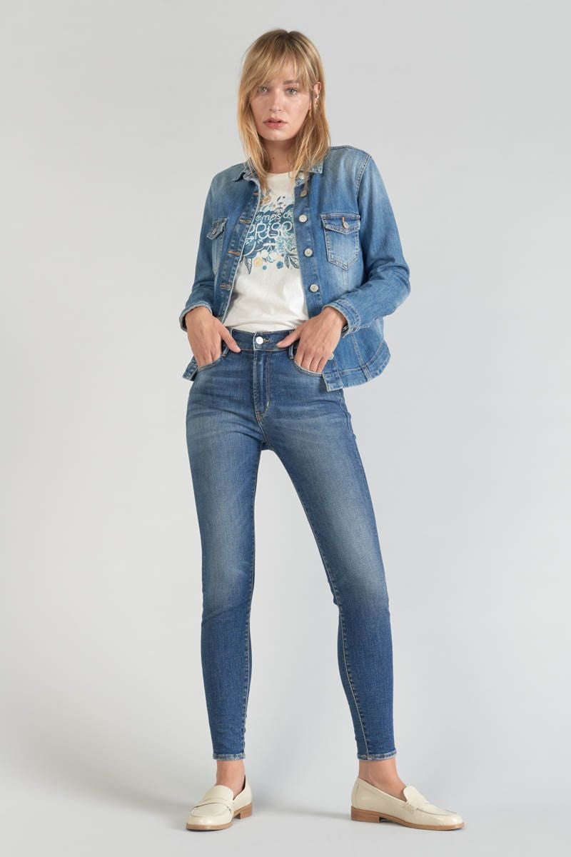 Le Temps Des Cerises Veste En Jeans Bleu Lilly