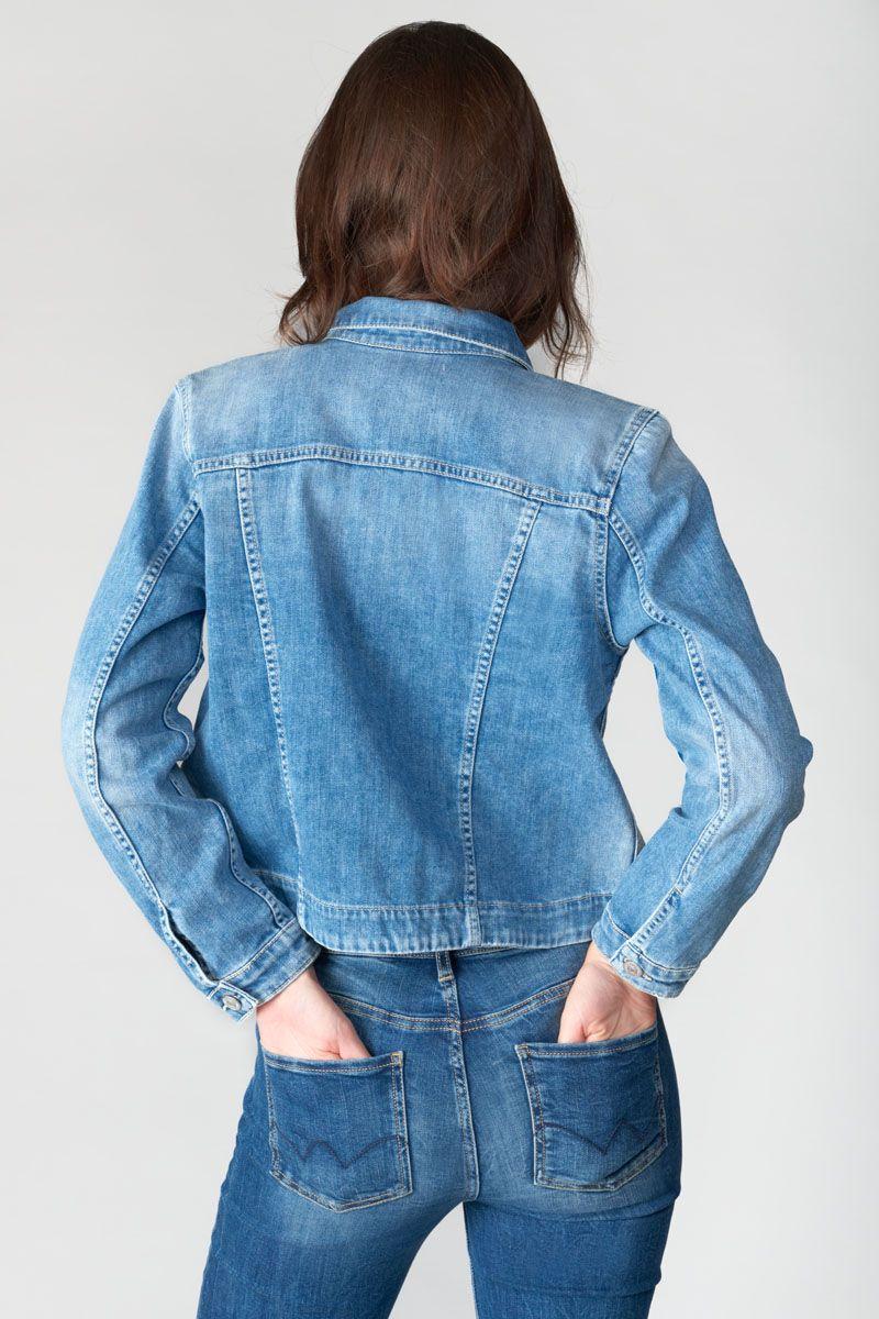 Le Temps Des Cerises Veste En Jeans Lilly Bleu