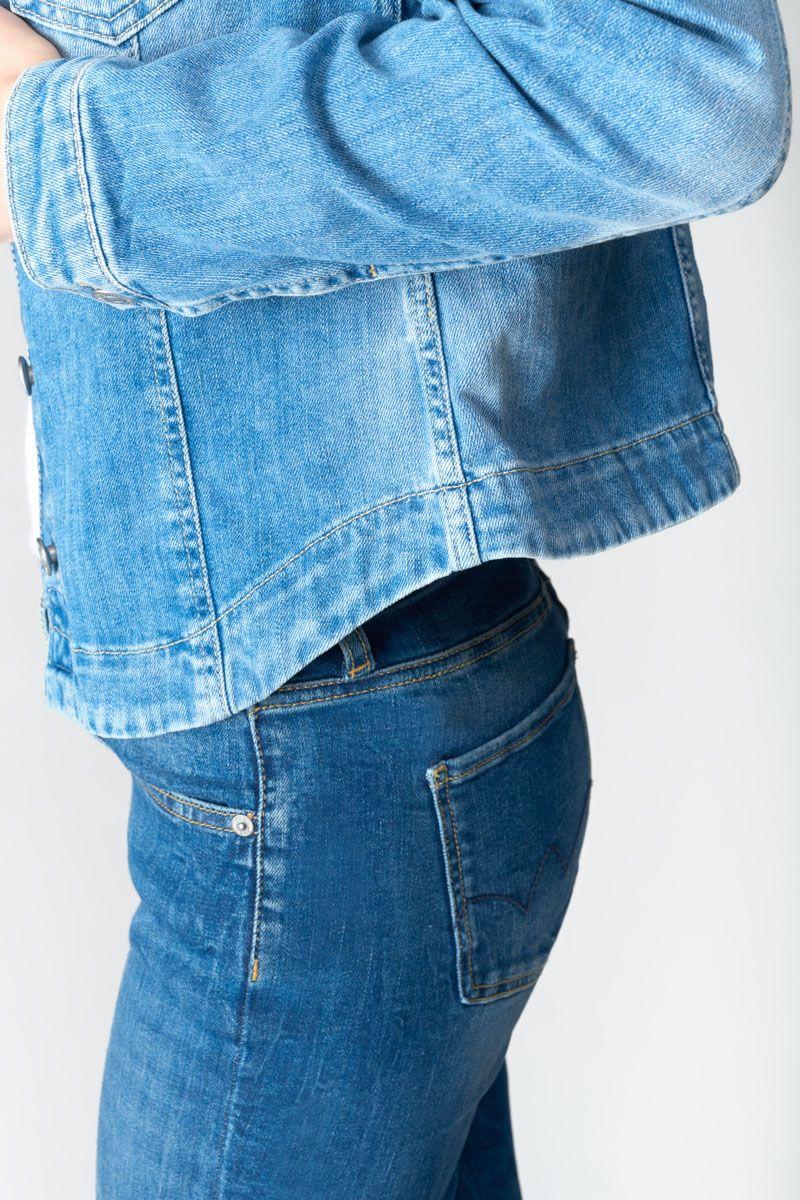 Le Temps Des Cerises Veste En Jeans Lilly Bleu