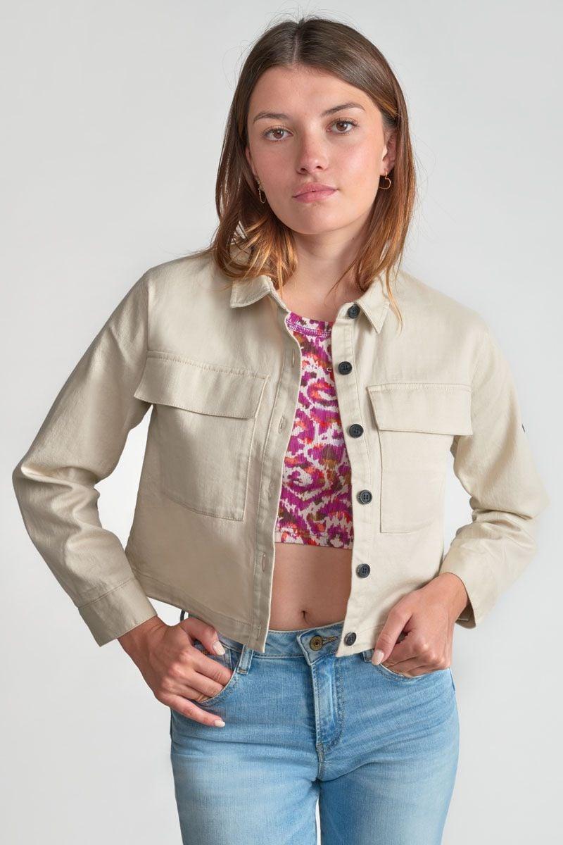 le temps des cerises Veste Mainagi crème