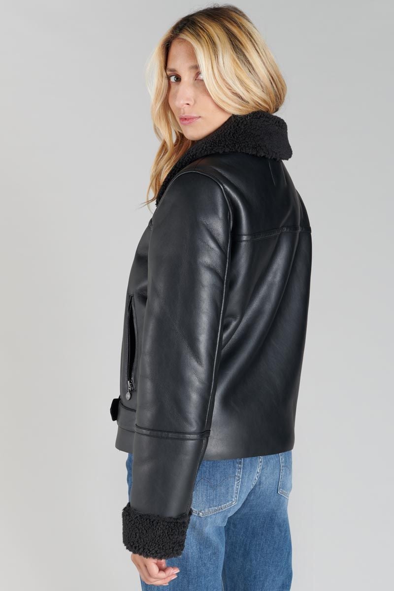 Le Temps Des Cerises Veste Manzana Noir