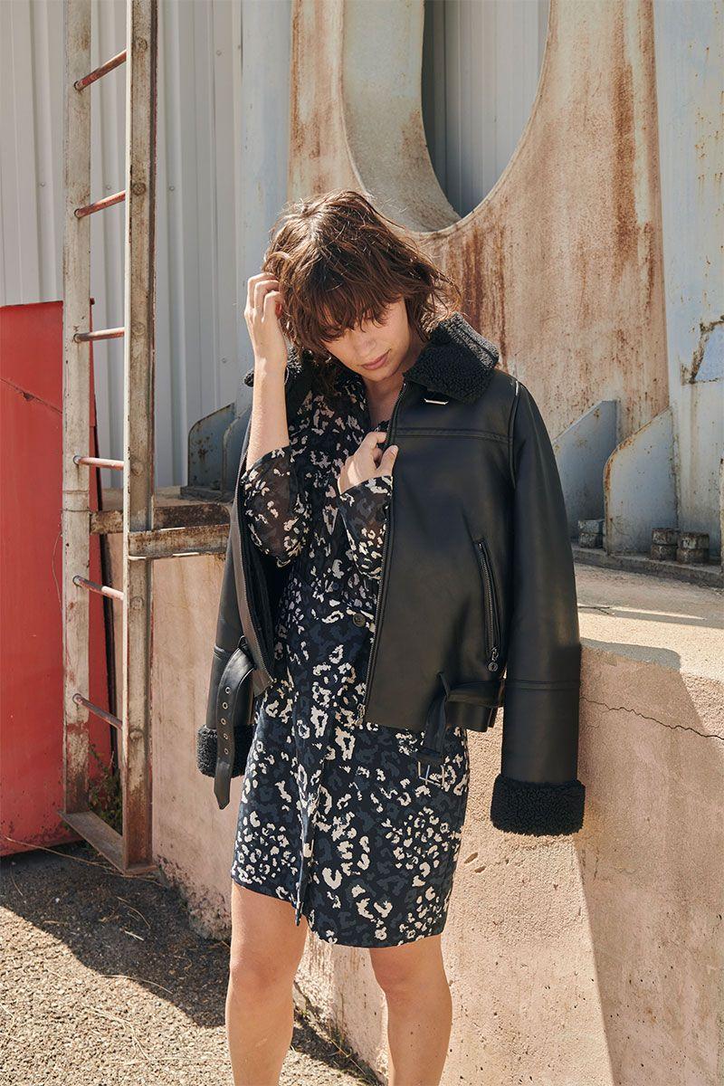 le temps des cerises Veste Manzana noir