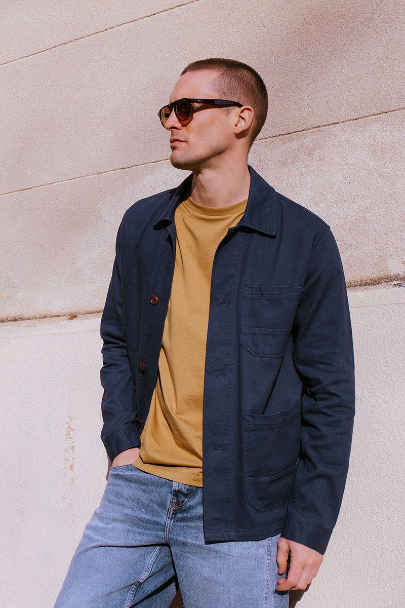 le temps des cerises Veste Tanel bleue