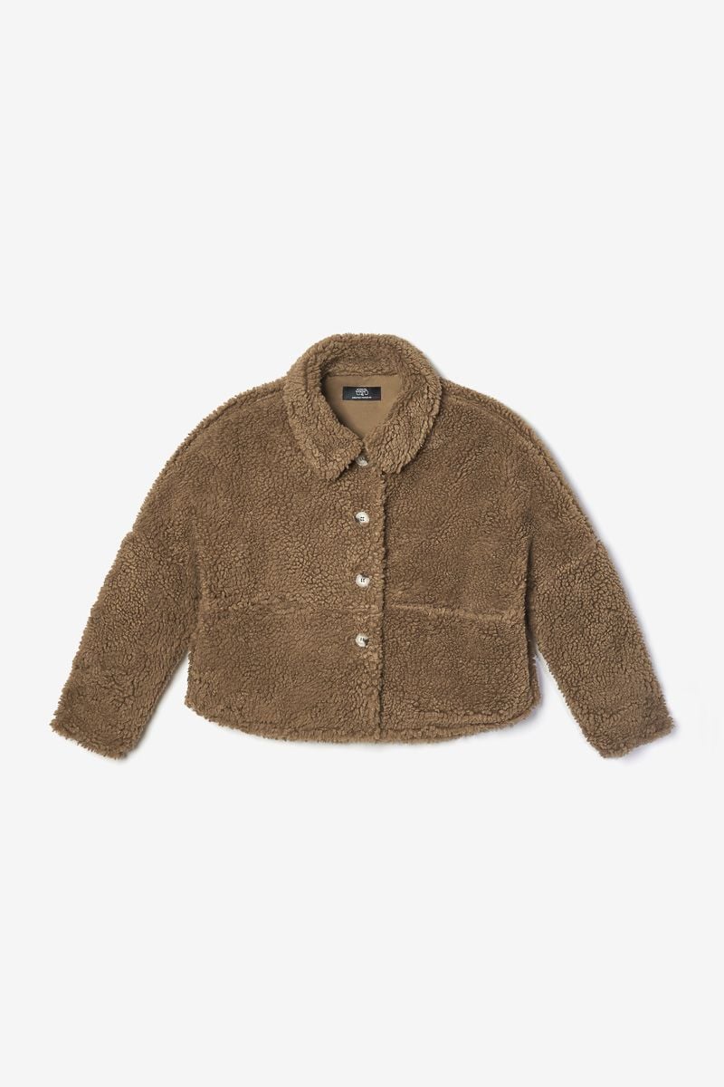 Le Temps Des Cerises Veste Teddygi Caramel
