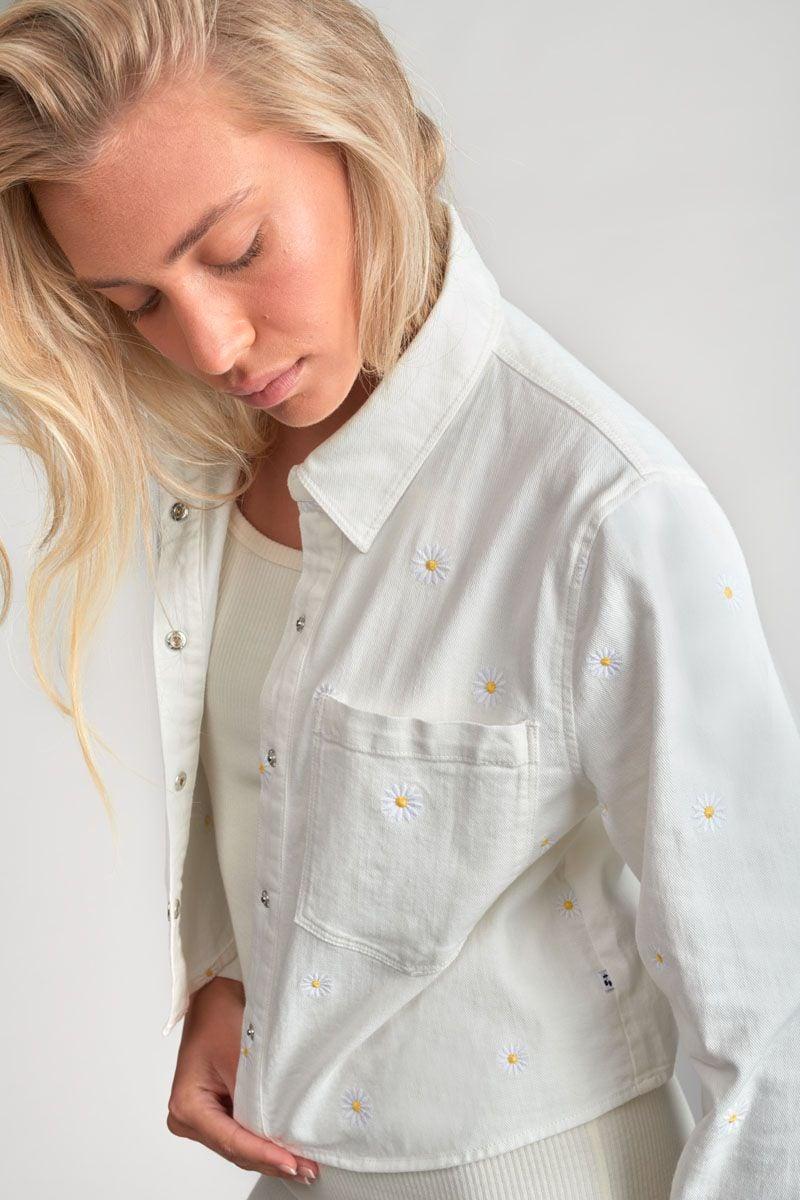 le temps des cerises Veste Yelenagi blanche