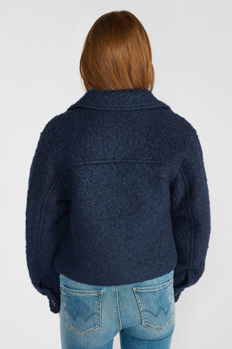 Le Temps Des Cerises Veste Yosephgi Bleu Marine